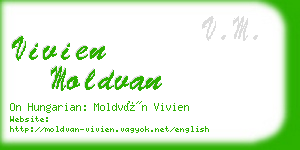 vivien moldvan business card